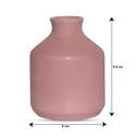 Edysian Ceramic Reed Diffuser Pot,(3.5 inch, Pink) with 4 Natural Reed Sticks,3 Spiral Reed Sticks and 1 Flower Stick for Home Decor Products, Home Fragrances, Risk F