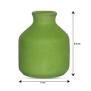 Edysian Ceramic Reed Diffuser Pot,(3.5 inch, Green) with 4 Natural Reed Sticks,3 Spiral Reed Sticks and 1 Flower Stick for Home Decor Products, Home Fragrances, Risk F
