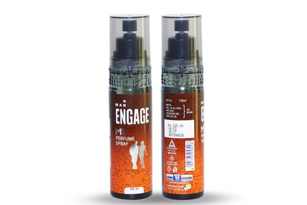 Engage M1 Perfume Spray For Men, Citrus and Woody, Skin Friendly, 120ml