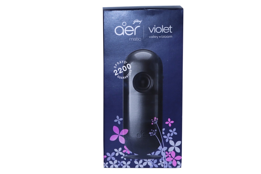 Godrej aer Matic Kit (Machine + 1 Refill) - Violet
 Valley Bloom -225 ml