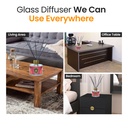 Glass Reed Diffuser Set, With Rose Oil Fragrance