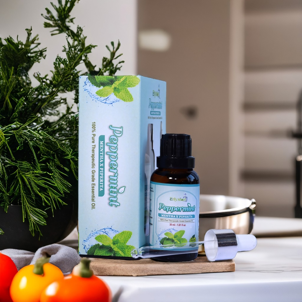Peppermint Pure & Natural Essential Oil By Edysian