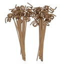 Edysian Rattan & Wicker Spiral Reed Diffuser Sticks | Decoration Sticks for Vase (7 inch - 10 Pieces)