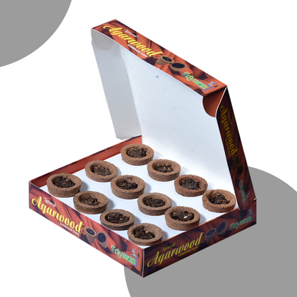 Agarwood and Guggal Loban Sambrani Dhoop Cups Combo Pack