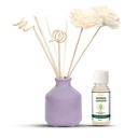 Purple Ceramic Reed Diffuser Set -  Round