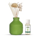 Green Ceramic Reed Diffuser Set -  Round