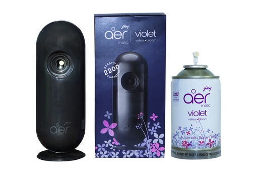 Godrej aer Matic Kit (Machine + 1 Refill) - Violet
 Valley Bloom -225 ml