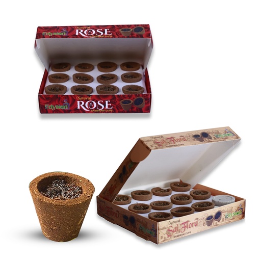 Sai Flora & Rose Sambrani Dhoop Cups Combo Pack
