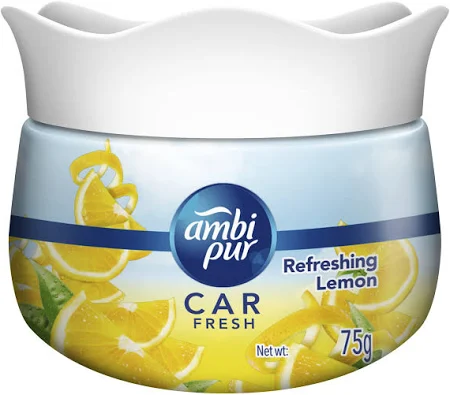 Ambi Pur Car Freshener Gel Refreshing Lemon 75g